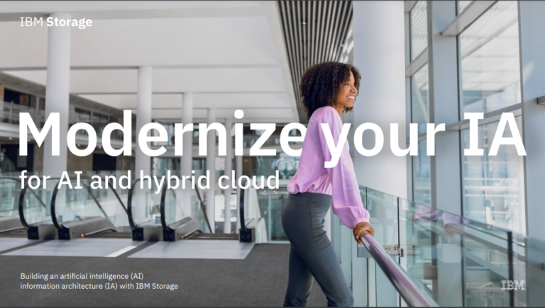 Building an artificial intelligence (AI) information architecture (IA) with IBM Storage